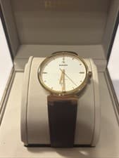 Rado Florence Auto Silver-White Dial Leather Watch R48905015 Brand New In Box