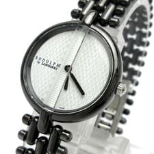 Longines Rudolph Ladies Watch White Dial Quartz L153 2 Stainless Steel Case