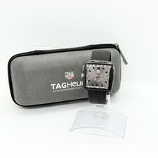 TAG Heuer Watch Professional Sports WAE1113 Black Quartz Men's Working w/Case