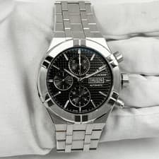 Maurice Lacroix Aikon Chrono AI6038-SS002-330-1 44MM Black Dial Stainless Steel