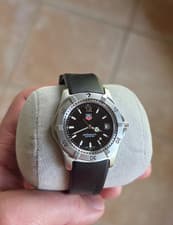 TAG Heuer WK1110.FT8002 Mens 2000 Series Professional Quartz Watch Black Rubber