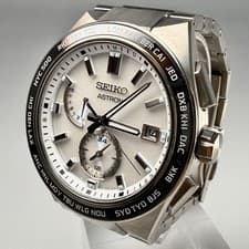 Seiko Astron 8B63-0BD0 Titanium Solar Radio Watch 10BAR Men Used