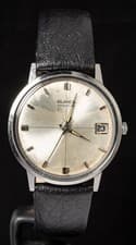 Buren Intra-Matic Men's Micro-Rotor Automatic Vintage Watch -- Working