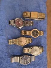 6 Vintage Seiko's Watches All Run Good