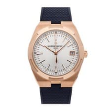 Vacheron Constantin Overseas Rose Gold Auto 41mm Silver Dial 4500V/000R-B127