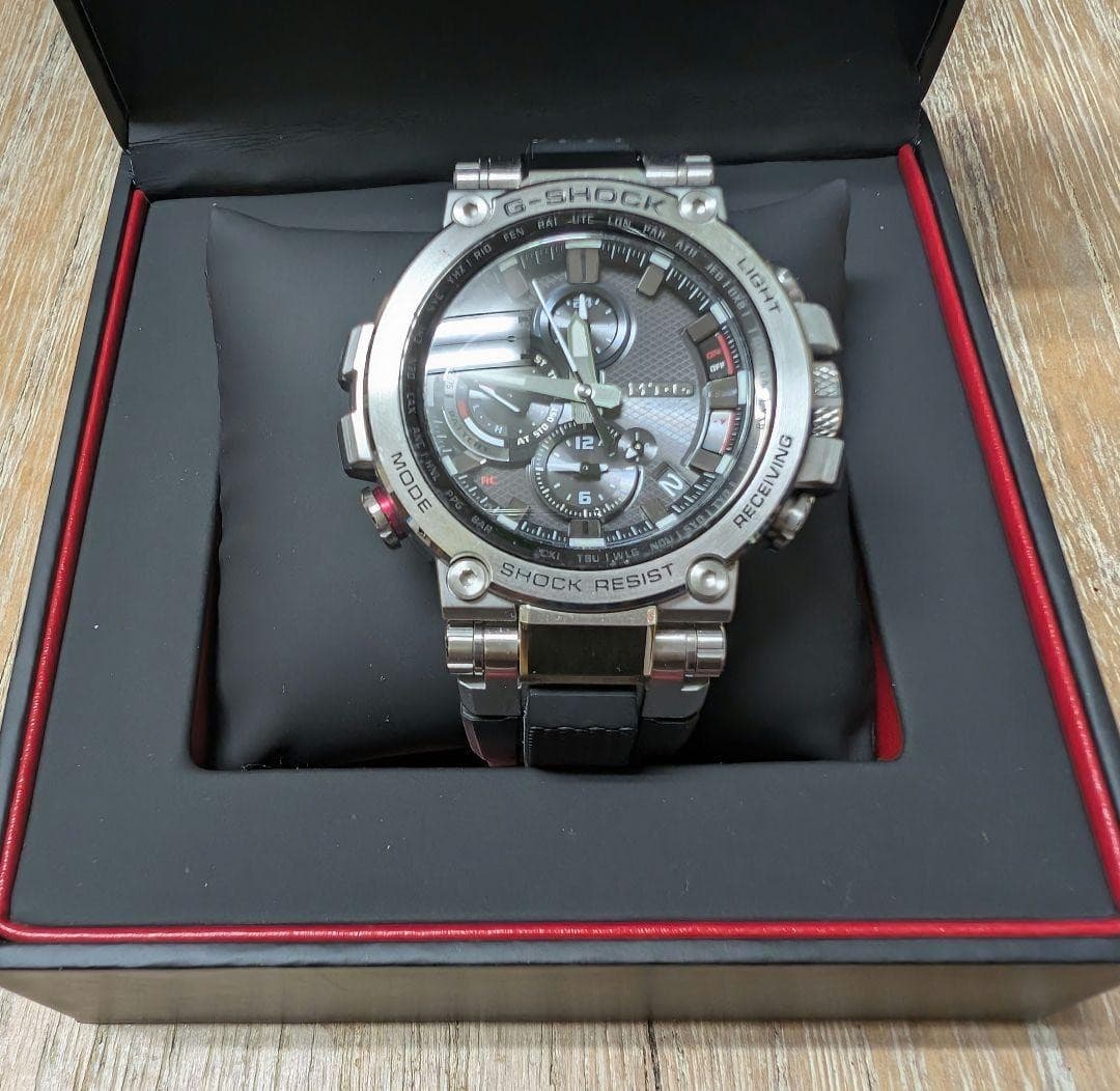 Casio G-Shock MTG-B1000-1AJF Bluetooth Radio Solar Men's Watch Box Used