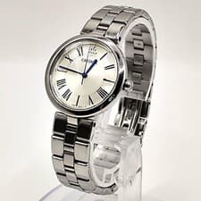 SEIKO CREDOR Aqua 4J81 0AG0 White Dial Blue Hands Quartz Ladies Watch Authentic