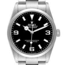 Rolex Explorer I 36 Steel Black Dial Mens Watch 114270