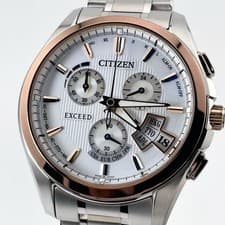 Citizen EXCEED Titanium Eco-Drive World Time Quartz 43mm