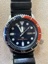 Vintage Seiko Divers 200M 5H26-7A19 Pepsi Quartz  40.7mm mens watch Gene Hackman