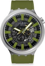 Big Bold Irony Unisex Watch Casual Polymer Green Automatic Waterproof Thru the U