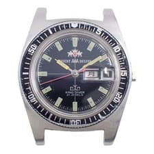Orient AAA Deluxe King Diver Automatic Men s Wristwatch Day Date Black Dial G349