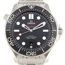 Authentic Omega Seamaster Diver 300M 210.30.42.20.01.001 Stainless Steel Mec...
