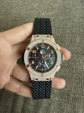 Hublot Big Bang Fully Iced Out Diamond Setting . 608898