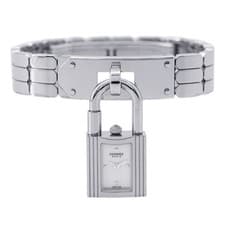 HERMES Kelly watch 16mm Stainless Steel Sparkling White Dial KE4.110