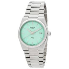Tissot T1372101109100 PRX Light Green Dial 35 mm Women's Watch New