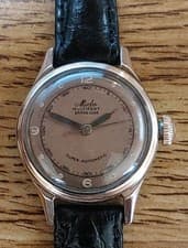 Mido Multifort Grand Luxe Super-Automatic Watch With Rare Two Tone Salmon Dial !