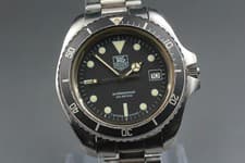 Rare TAG Heuer Professional 1000 980.006N Black 200m Quartz 44mm Men's Watch