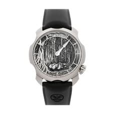 Sarpaneva x MOOMIN 80 Limited Edition Steel Auto 42mm Illustrated 80-MONOCHR