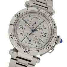 Cartier Cartier Watch Men s Brand Pasha Winding Reserve GMT Date Automatic AT St