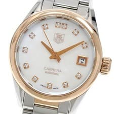 TAG Heuer WAR2452.BD0772 Carrera 12P Diamond Date Automatic Women s Watch with