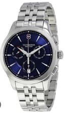 Victorinox Swiss army chronograph  Deep Blue Dial and Silver Bracelet Mens Watch