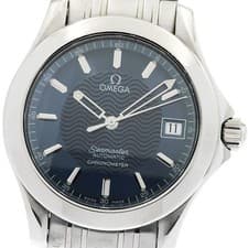 OMEGA Seamaster120 2501.80 Date Navy Dial Automatic Men's Watch_930619