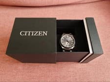 Citizen Tsuyosa 40mm Quartz Men’s Watch Silver Metal Bracelet Complete Set