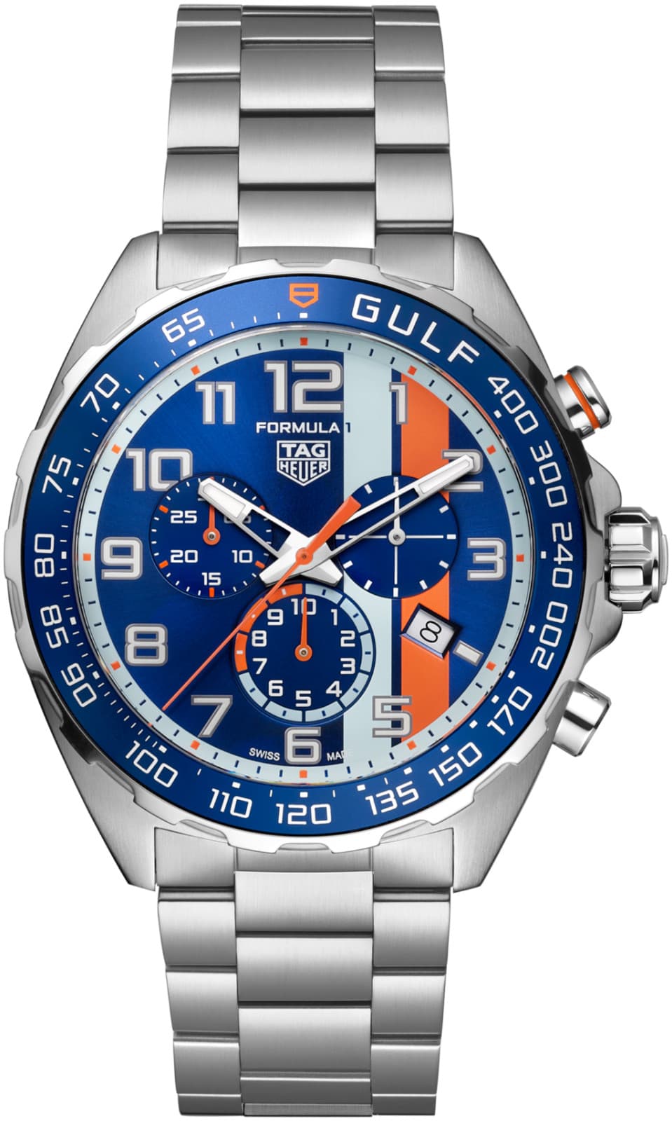 TAG Heuer Formula 1 Gulf Chronograph, Quartz, 43mm, CAZ101AT.BA0842, Unworn 2025