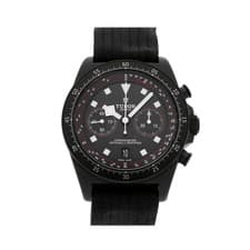 Tudor Pelagos FXD Chrono Black Carbon Composite Auto 43mm Strap Watch 25827KN