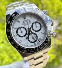 Rolex Daytona 126500LN Ceramic/Steel WHITE PANDA {Brand New Full Set}