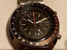 Vintage Seiko Speed-Timer 7017-6050 Flyback Chronograph JDM Kanji Men's Watch