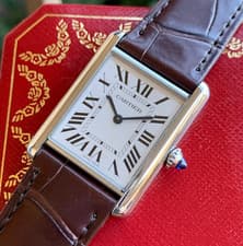 Cartier Tank Must SolarBeat Stainless Steel Unisex Wristwatch WSTA0059