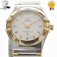 Vintage [ Exc+3 ] OMEGA Constellation 1362.30 White Dial 14K Gold Women's Watch