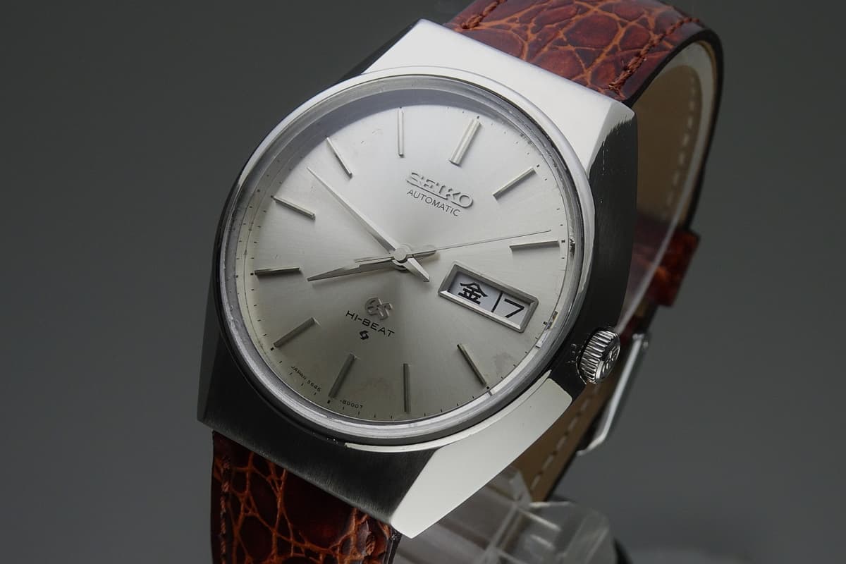 Vintage 1971 JAPAN GRAND SEIKO WEEKDATER 5646-8000 25Jewels Automatic.