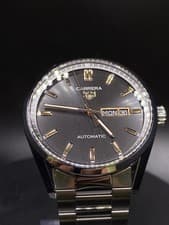 Tag Heuer Carrera Calibre 5 41MM Stainless Automatic Day Date Watch WBN2013