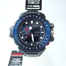 CASIO G-SHOCK GULFMASTER GWN-1000B-1BJF Solar Radio Men's Watch Box