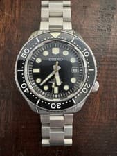 Seiko SBDX023 - SLA021 Marine Master Black Dial 4 Straps Excellent Condition