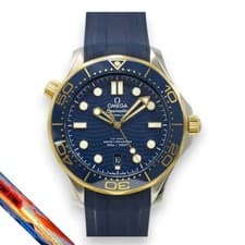 Omega Seamaster Diver 300 CoAxial Master Chronometer K18 Gold Men's Watch