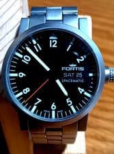 FORTIS Spacematic 623.22.158.1 Automatic Watch Day Date 200m Swiss Men