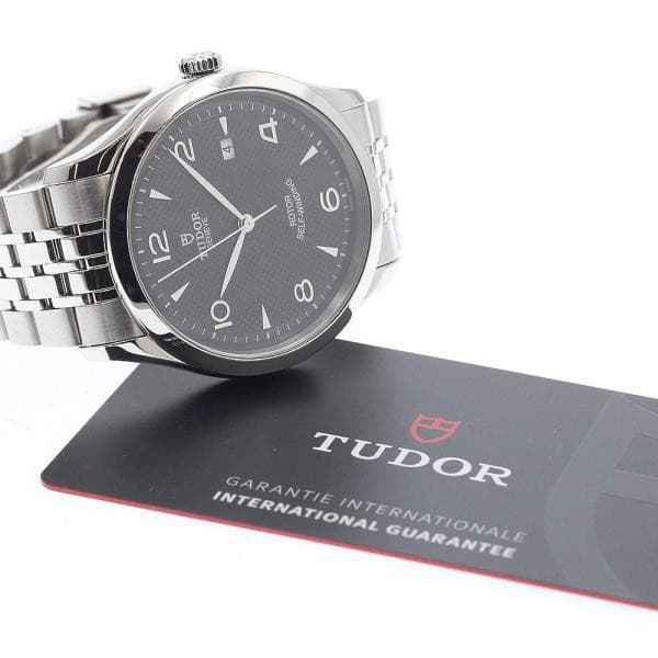 TUDOR 1926 91650 42mm SS Black Dial Automatic Date Watch #C349
