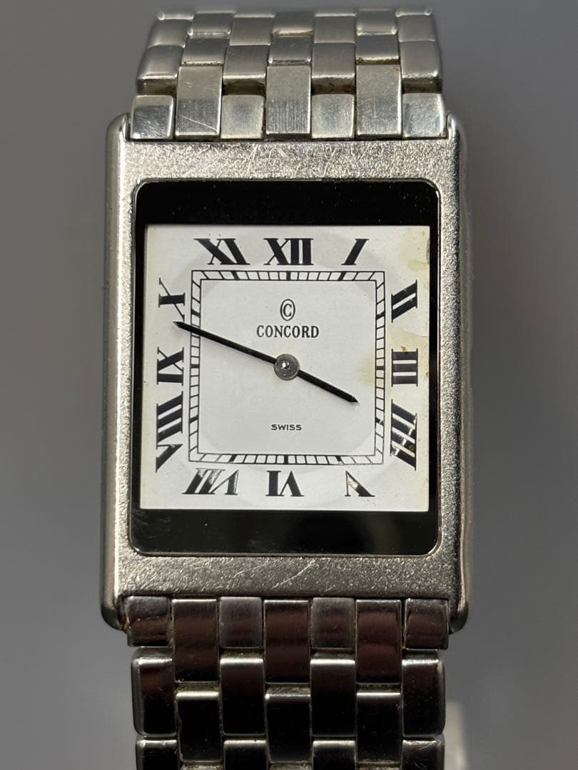 Concord Delirium White Dial Roman Hands Working No Used Crown