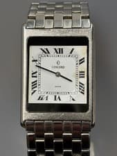 Concord Delirium White Dial Roman Hands Working No Used Crown