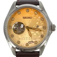 Used SEIKO 4R38-02P0 Presage Automatic Watch Violet Evergarden Limited 2000