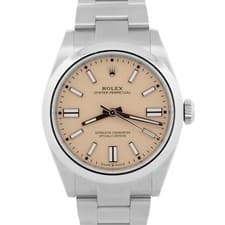 DEC 2025 PAPERS Rolex Oyster Perpetual 41 BEIGE DIAL Steel 41mm 134300 Watch BOX