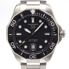 TAG Heuer Watch Aquaracer Professional 300 WBP201A-0 BA0632 Date Black Used