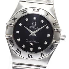 OMEGA 1562.56 Constellation Mini Quartz Ladies Watch From Japan G0418