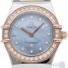 Omega Constellation Mini 22.5mm Diamond Bezel 12P Diamonds Shell Limited to 1499