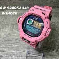 Casio G-Shock GW-9200KJ-4JR Riseman Pink Solar Radio Watch Rare Japan