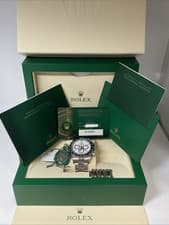 ROLEX DAYTONA PANDA White Dial STEEL CHRONOGRAPH 40mm 2024 126500LN